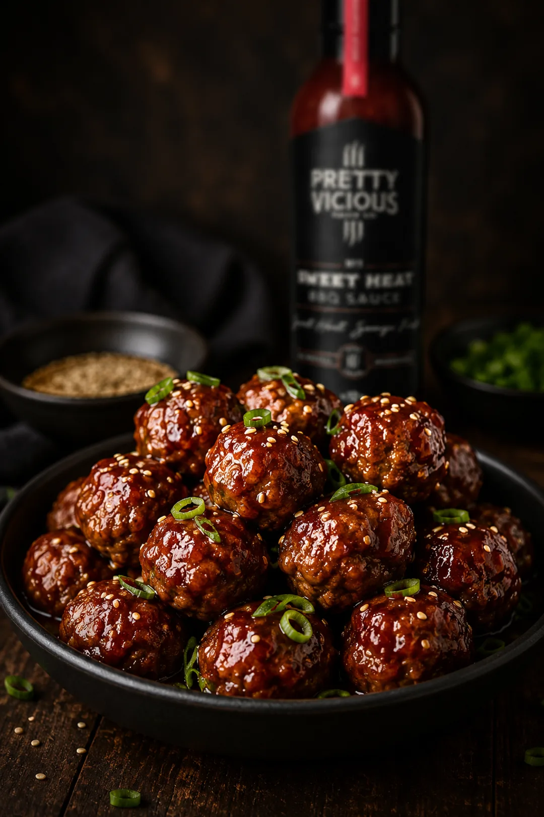 Sticky Sweet Heat Meatballs